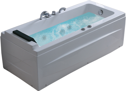 Pluto- Whirlpool Waterfall Massage Bathtub - Bathtub (800x600), Png Download