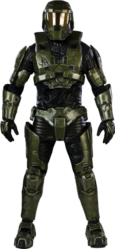 Collector's Halo 3 Master Chief Costume - Master Chief Halloween Costume (500x793), Png Download