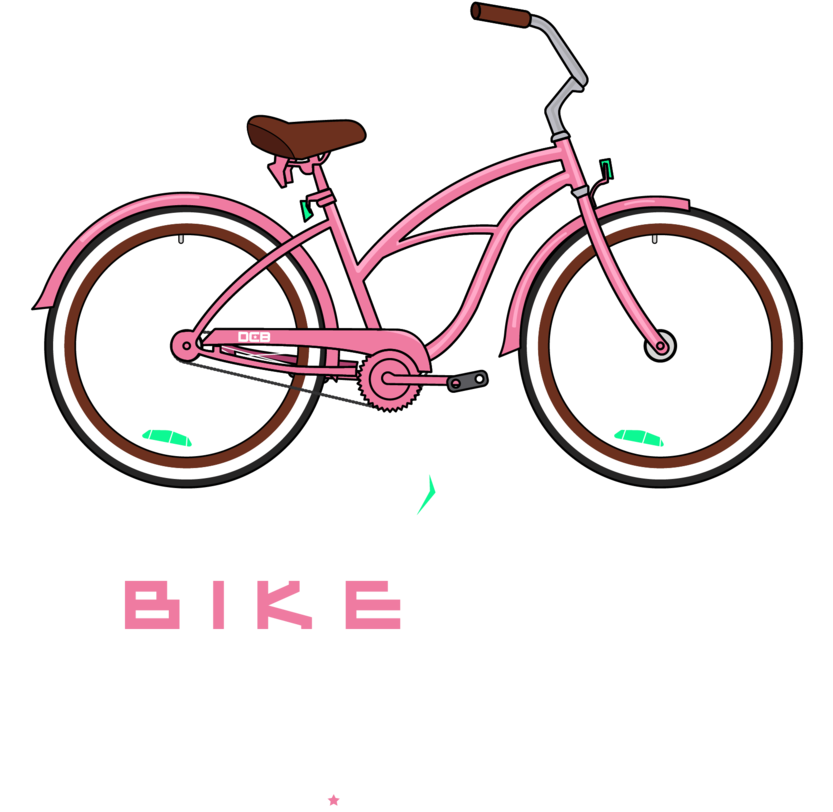 pink flamingo bike
