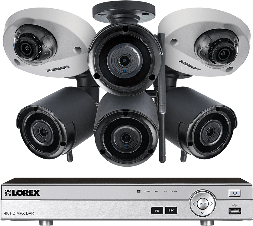 Outdoor Surveillance System With 2 Hd 1080p Cameras - Wireless Security Camera (1200x800), Png Download