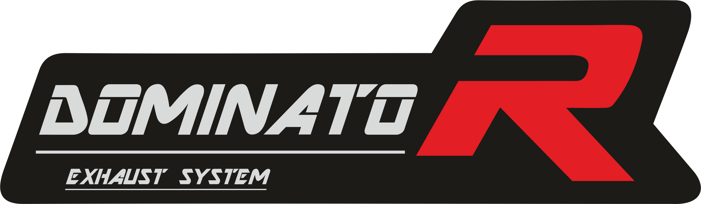 Dominator Exhaust Official - Dominator Exhaust Logo (2296x671), Png Download