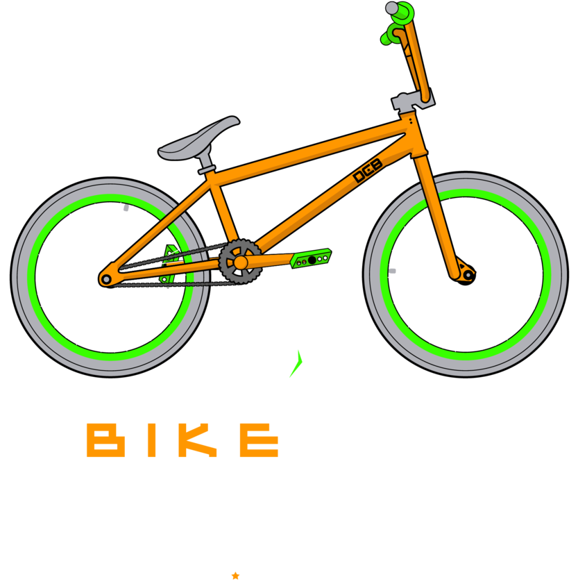 Bike Life Bmx Tangerine Artboard - 2015 Stolen Casino Bmx (1000x1000), Png Download