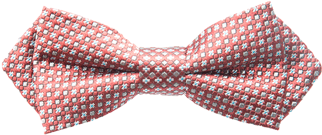 Burgundy & White Bow Tie - Polka Dot (700x700), Png Download