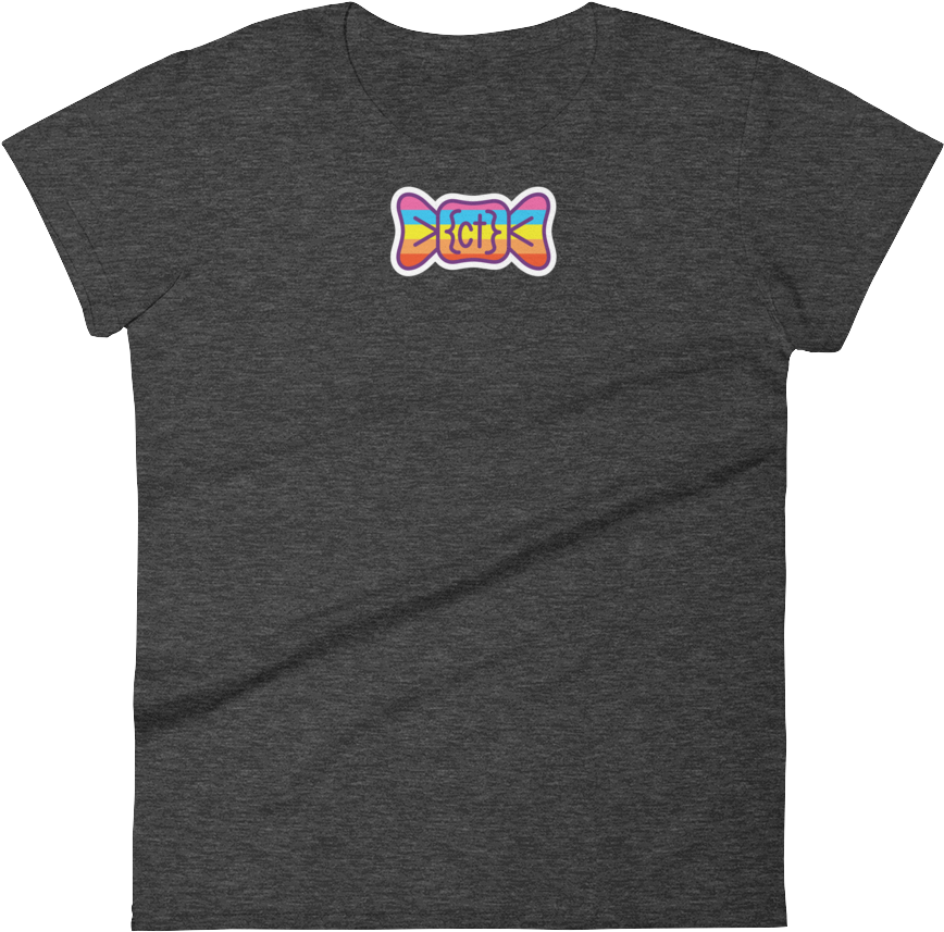 Women's Heather Dark Grey - Santa Cruz Cycling Shirt (1000x1000), Png Download