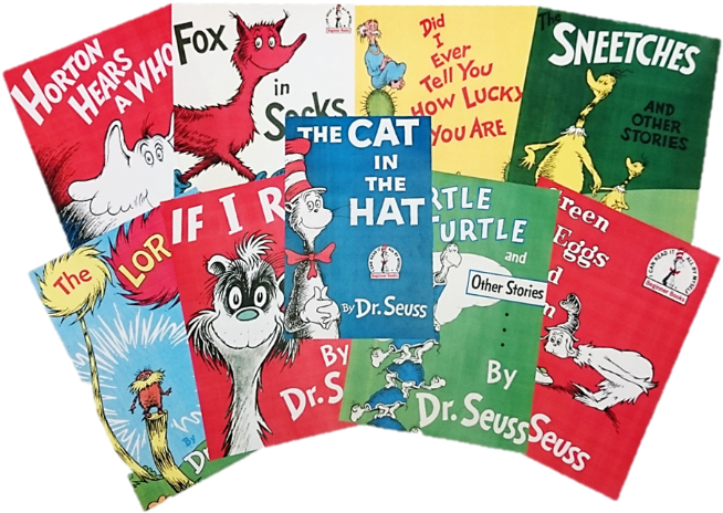 Celebrate 20 Years Of Read Across America Day - Dr Seuss Books (941x561), Png Download