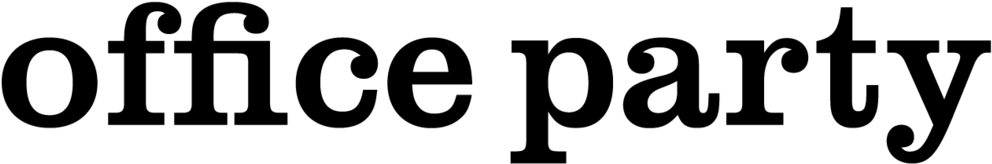 Officeparty Logo Black Format=1500w (1000x256), Png Download