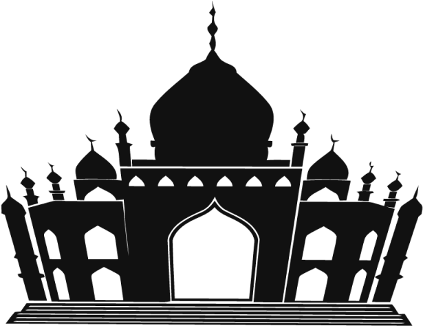 Arch Clipart Masjid - Masjid Vector (640x480), Png Download