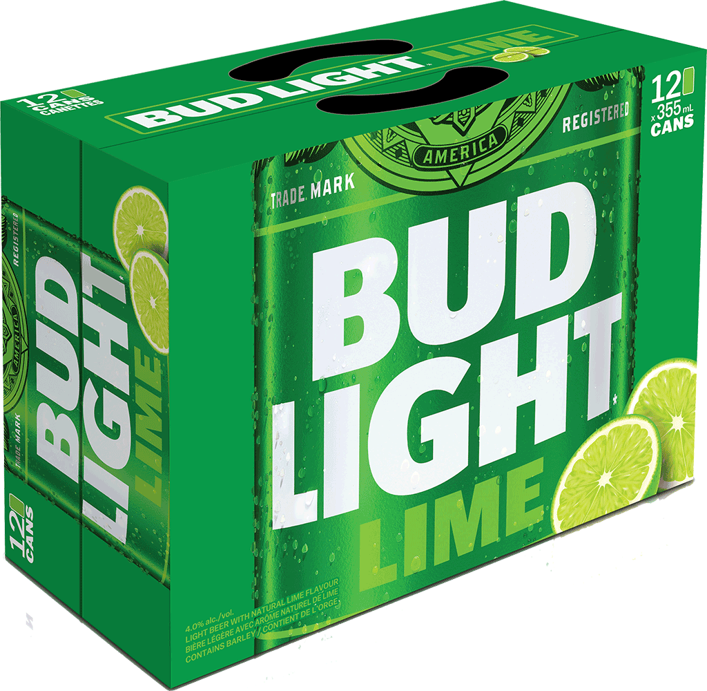 Bud Light Lime - Bud Light Lime 12 * 341 Ml Bottle (1024x1000), Png Download