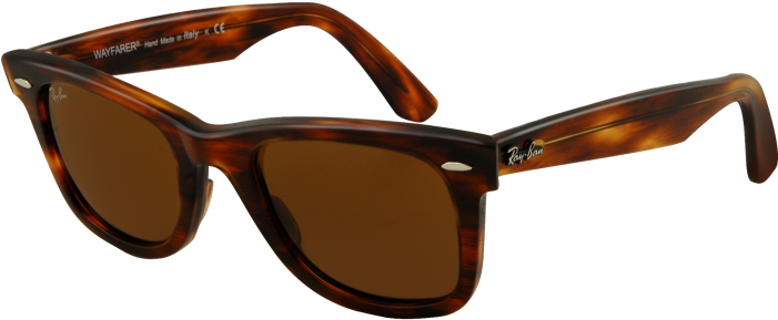 Ray Ban Wayfarer - Ray Ban 2140 Brown (840x490), Png Download