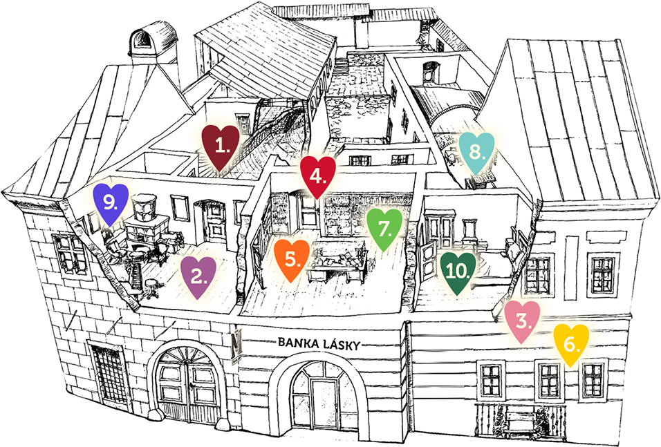 Visit The Love Bank - Technical Drawing (1034x784), Png Download