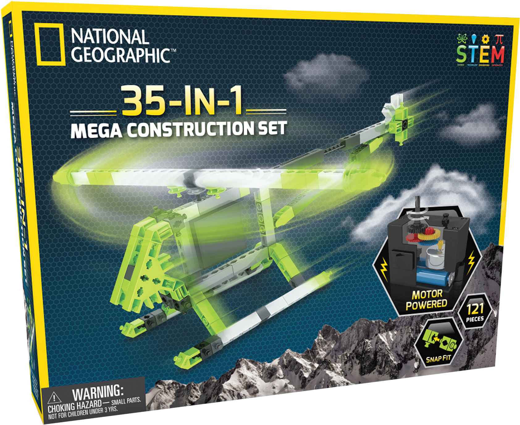 National Geographic 35 In 1 Mega Construction Set Brainfuel (2000x2000), Png Download