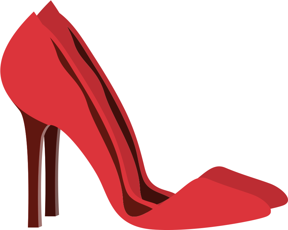 Image Black And White Download Heels Vector Pair Heel - Shoe (1500x1500), Png Download