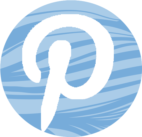Instagram Facebook Pinterest Twitter - Circle (573x593), Png Download