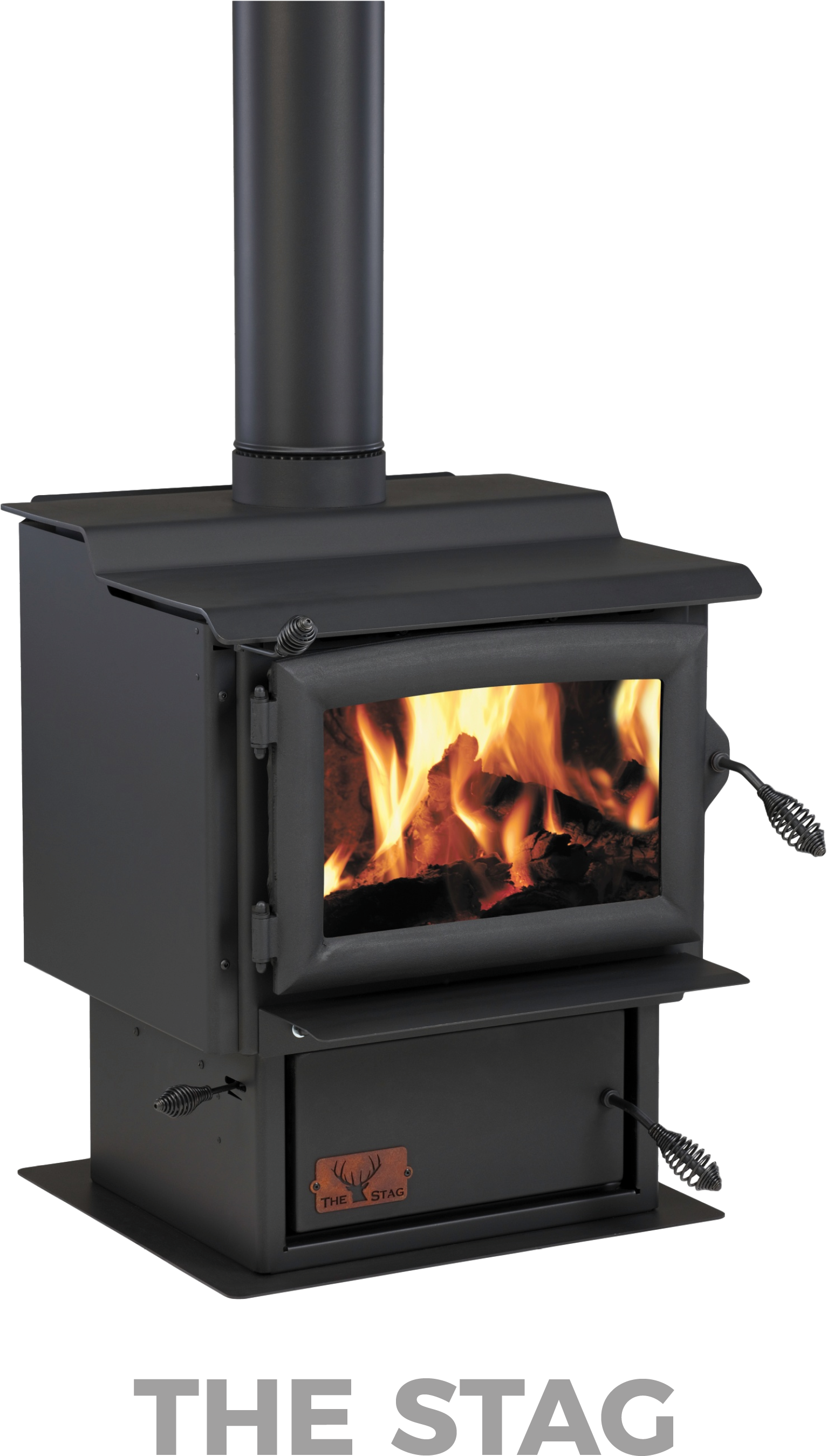 The Stag - Wood-burning Stove (3333x3333), Png Download