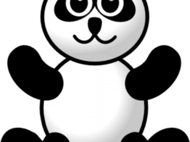 Toy Clipart - Panda Teddy Bear Clipart (640x480), Png Download