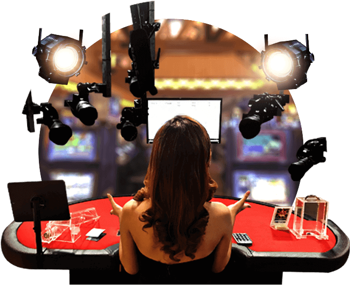 Multi Cam Baccarat - Girl (711x647), Png Download