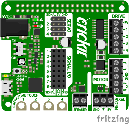 Circuit Playground Crickit Hat Bb - Portable Network Graphics (640x480), Png Download