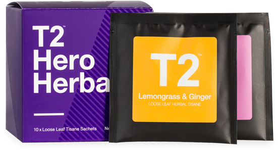 Hero Herbals Loose Leaf 10pk Gift Cube - T2 Tea (555x555), Png Download