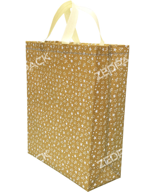 Glitter Non Woven Bag (600x766), Png Download
