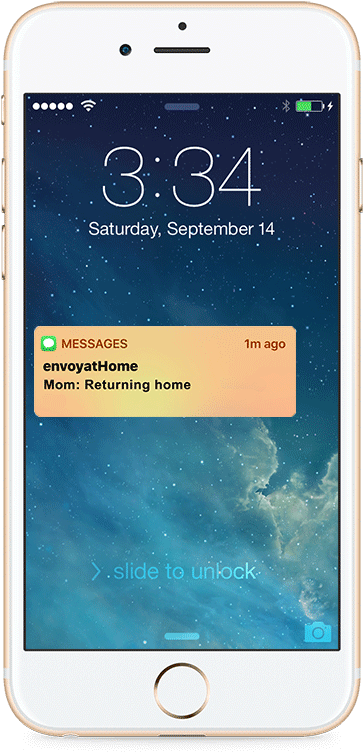 Iphonereturninghome - Ios (410x800), Png Download
