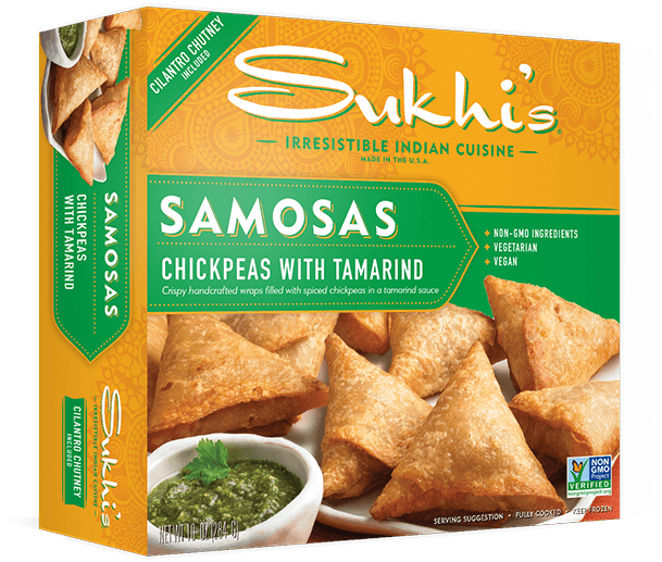 Chickpea Samosas - Fried Food (640x522), Png Download