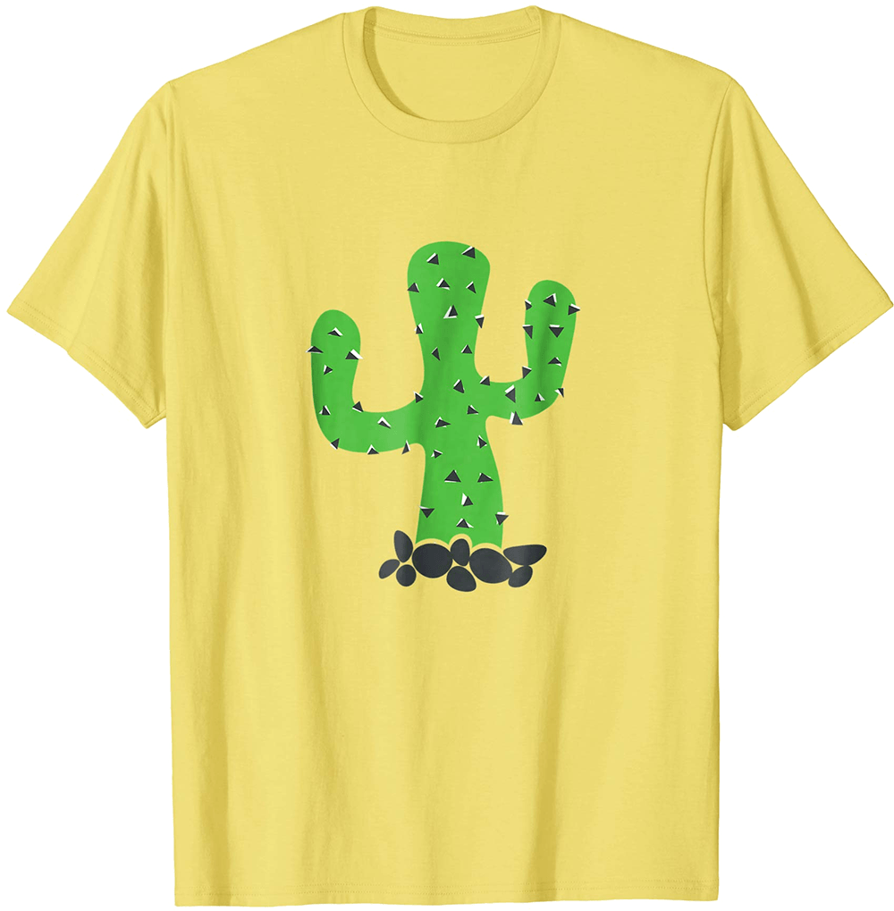 Totally Cactus T-shirt (1000x1019), Png Download