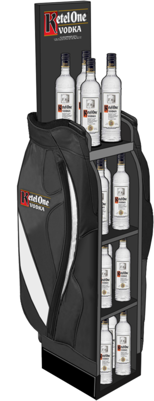 Ketel One Golf Bag Rack - Car Seat (1024x1024), Png Download