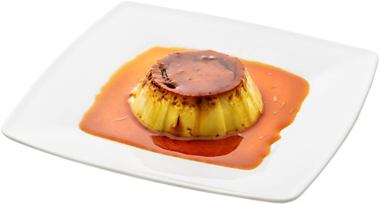 Flan De Huevo - Flan (800x444), Png Download