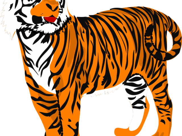 Tiiger Clipart Baby Tiger (640x480), Png Download