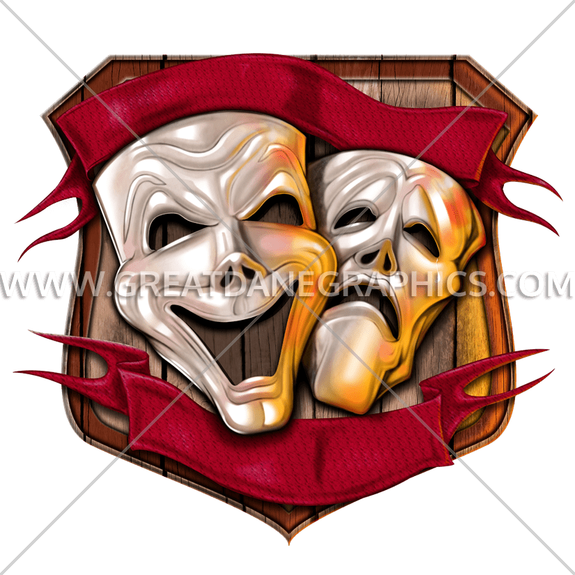Theater Drama Masks - Mask (825x825), Png Download
