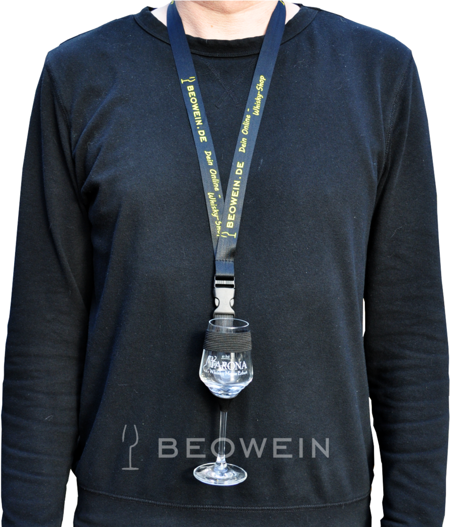 Whisky Glass Holder With Lanyard - Guinness (1080x1080), Png Download