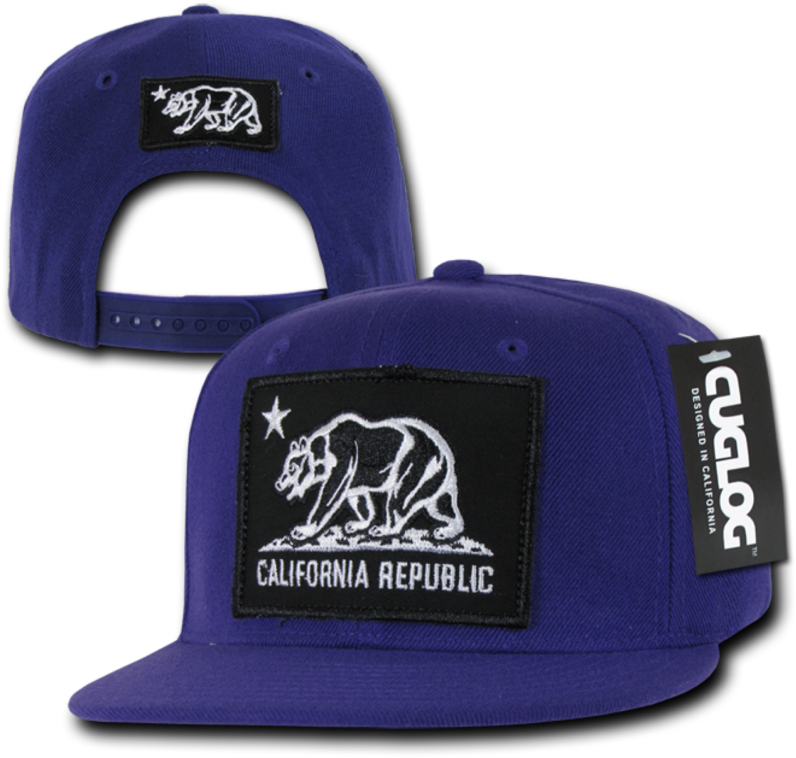 Cuglog Comfortable Cotton Sweatband Cali Bear Patch - Hat (1200x1200), Png Download