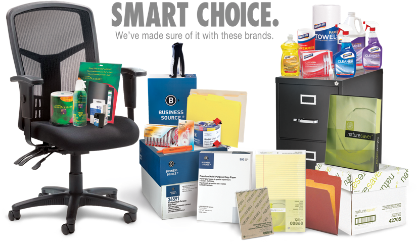 Office Supplies - Llr86205 (861x526), Png Download