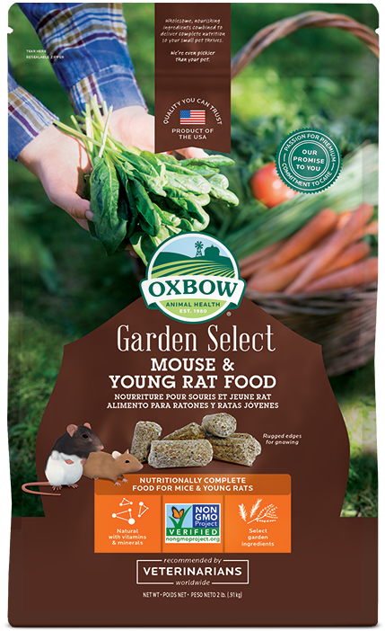 Garden Select Mouse & Young Rat Food - Oxbow Garden Select Hamster (732x798), Png Download