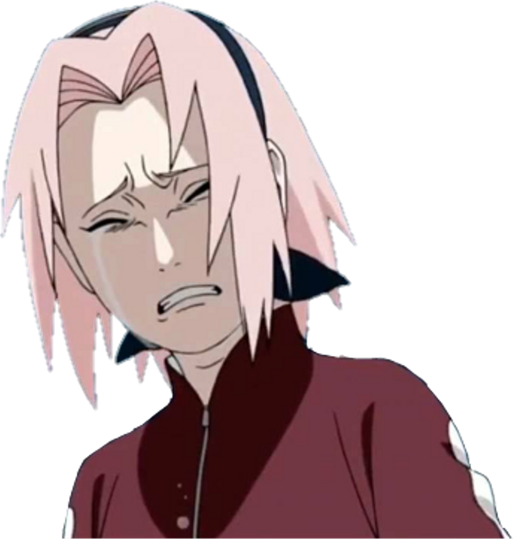 #sakura #sakuraharuno #sakurauchiha #sad #naruto #cry (1024x1075), Png Download