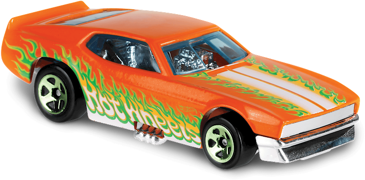 '71 Mustang Funny Car - Model Car (892x407), Png Download
