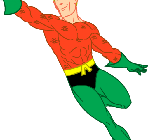 Aquaman Clipart Traditional - Cartoon (640x480), Png Download