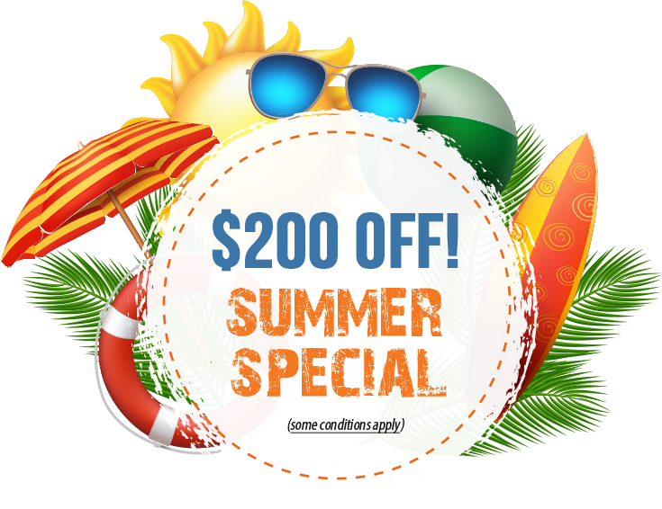 $200 Off Summer Special - Time Vector (735x566), Png Download