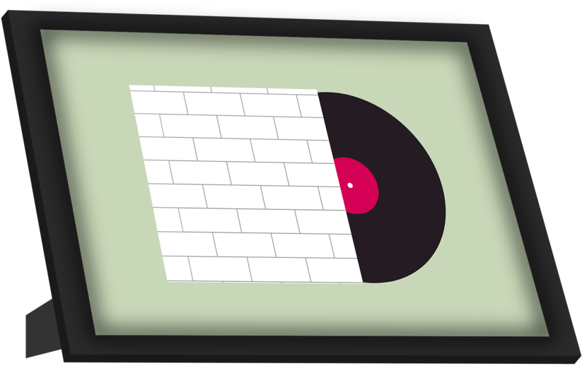 Online Shopping Framed Art Prints & Brand Merchandise - Circle (1024x724), Png Download