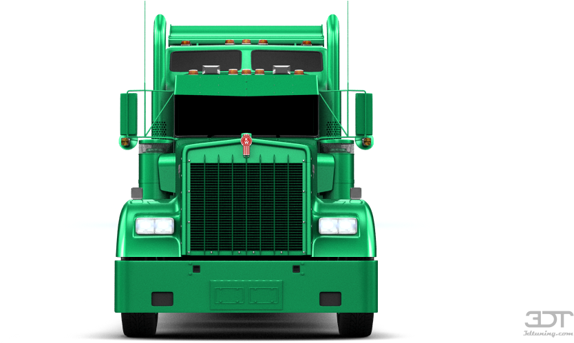 Kenworth W900 Sleeper Cab Truck - Kenworth W900 (1004x500), Png Download