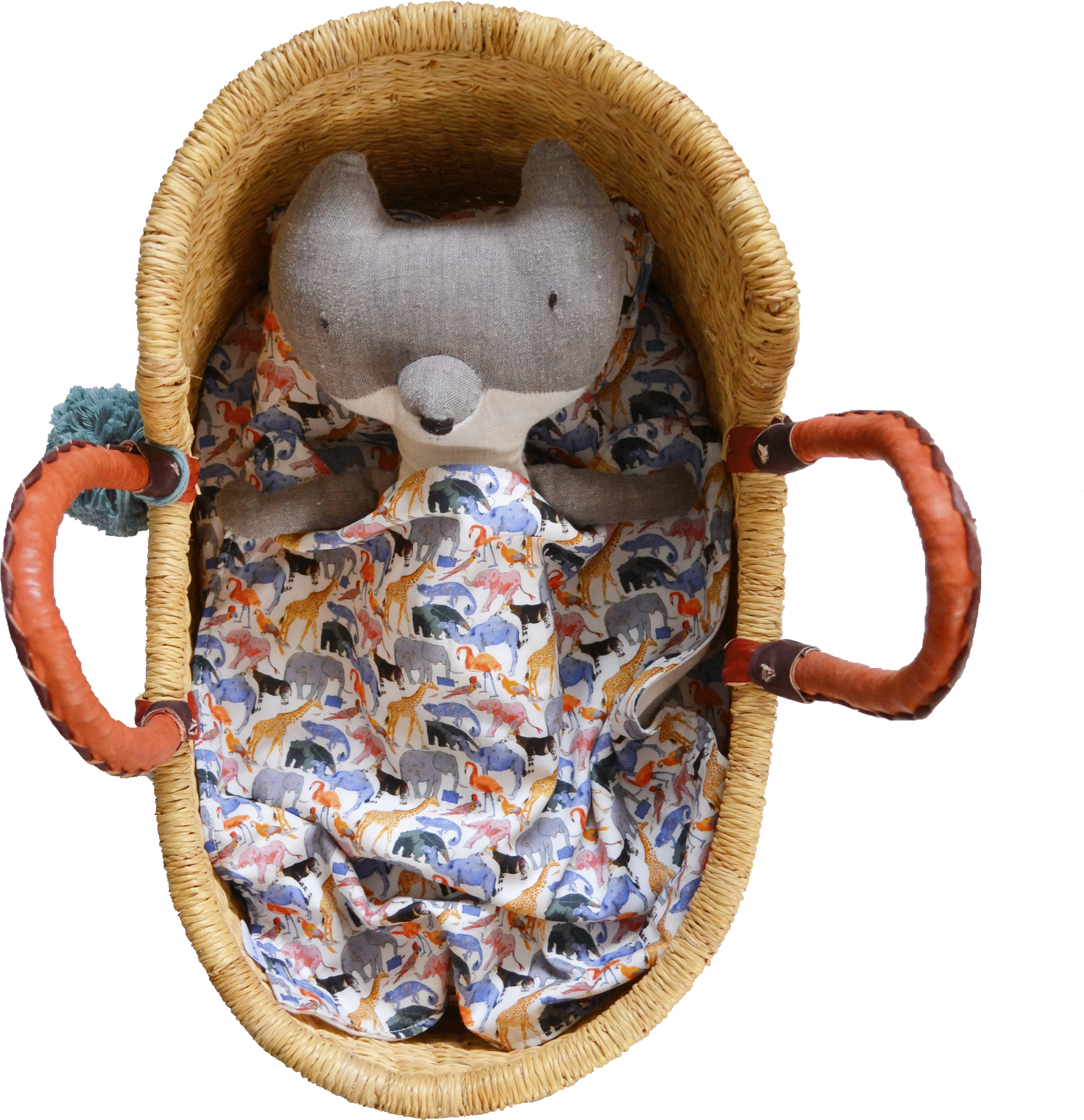 Coco & Wolf Liberty Print Dolls Bedding Set - Baby Toys (2928x2928), Png Download