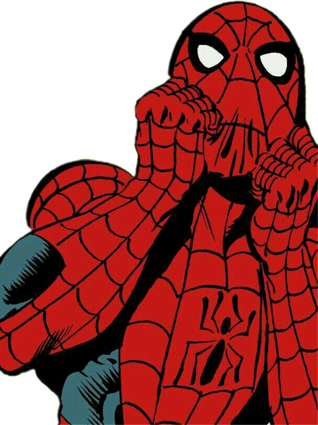 Spiderman Sticker - Aesthetic Spiderman (1024x1368), Png Download