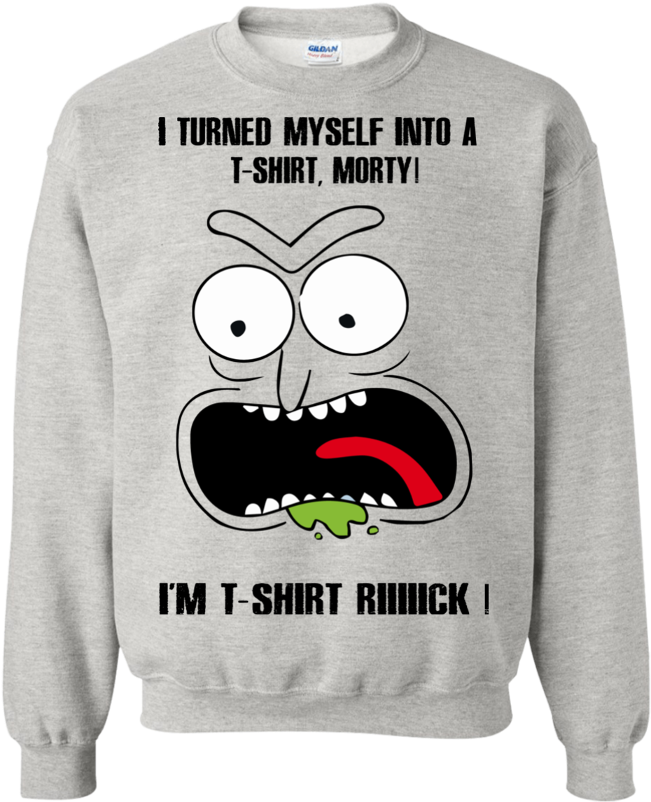 Rick And Morty - Trans Am Christmas Sweater (1155x1155), Png Download