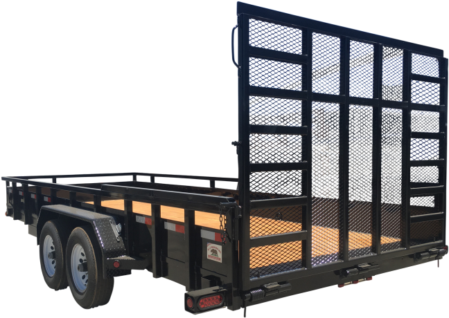 2019 R&j 7'x20' 10k Hd Equipment Trailer - Mesh (800x600), Png Download