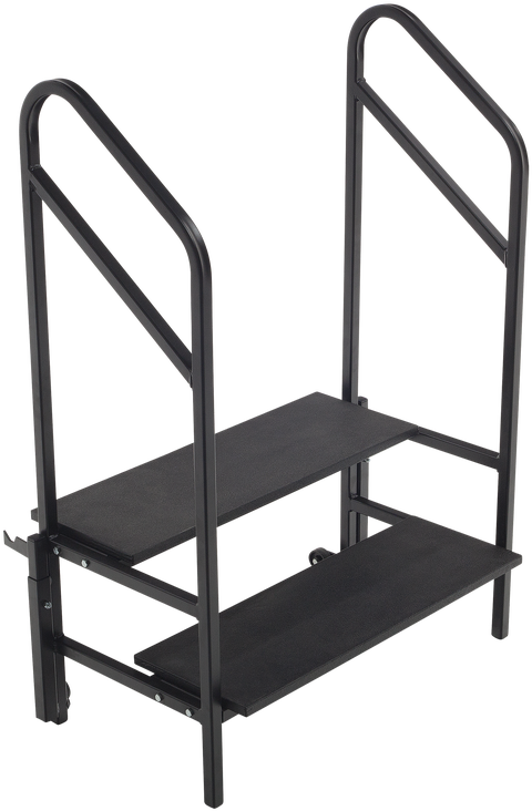 Amtab Stp2 Two Stage Step With Handrail For 16 Inch - Bed Frame (1280x853), Png Download