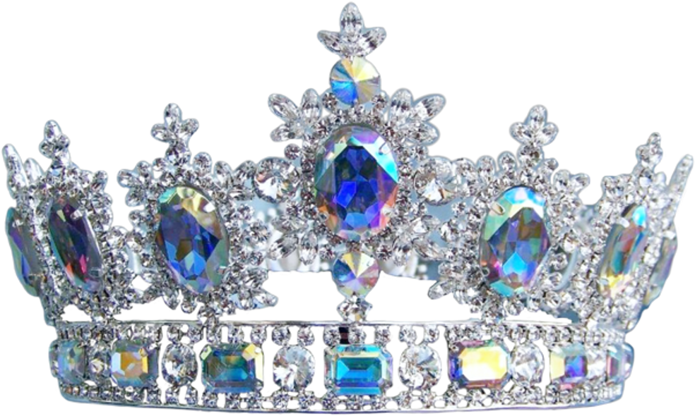#crown #tiara #silver #silvercrown #jewelry #jewels - Tiara (1024x655), Png Download