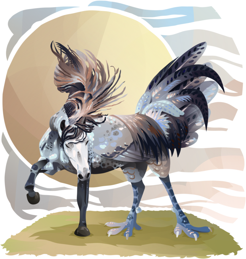 Hippalectryon - Illustration (894x894), Png Download