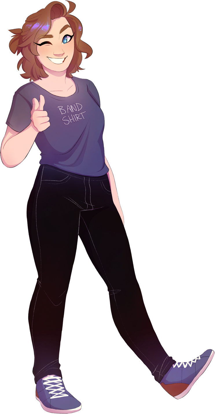 Band Shirt - Cartoon (743x1428), Png Download