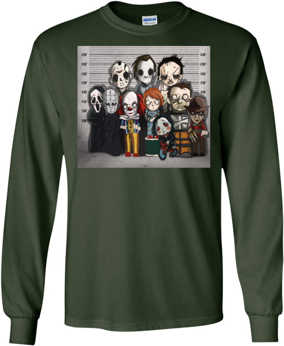 Chibi Crime Horror Film Character Jason Voorhees Chucky - Jason Chibi Shirt (1155x1155), Png Download