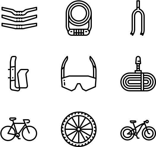 Bicycle (600x564), Png Download